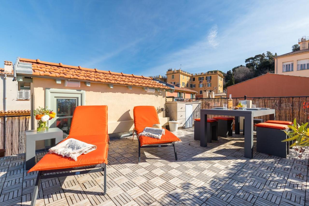 Le Chateau - The Most Beautiful Sight In Old Town, Private Terrace Nizza Kültér fotó