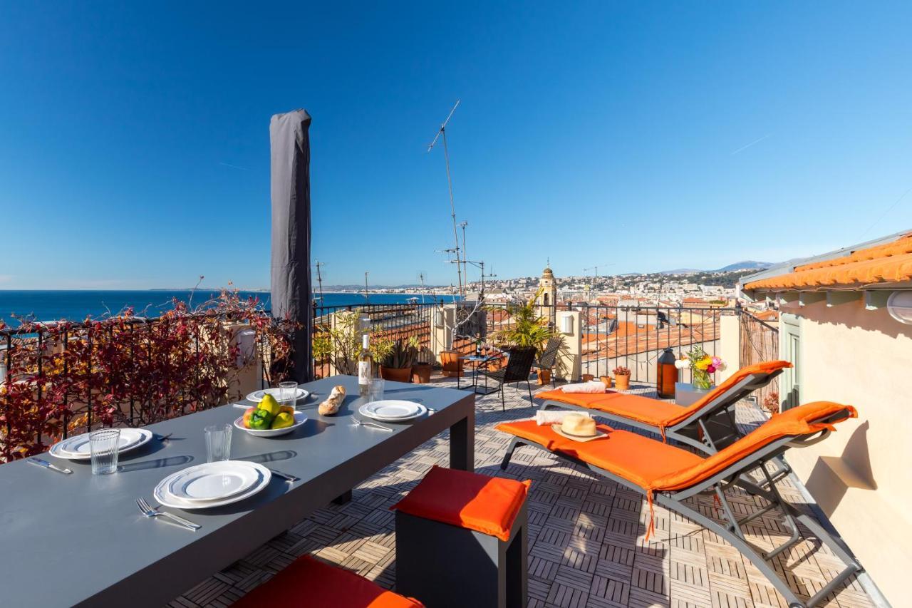 Le Chateau - The Most Beautiful Sight In Old Town, Private Terrace Nizza Kültér fotó