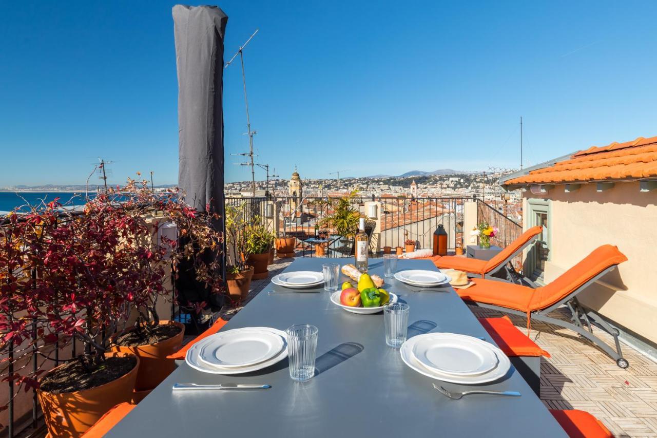 Le Chateau - The Most Beautiful Sight In Old Town, Private Terrace Nizza Kültér fotó